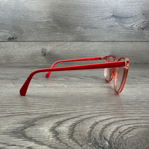 Polaroid PLD D372 733 140 Women's Peach Red Eyeglass Optical Frame w/ Case - Picture 5 of 10